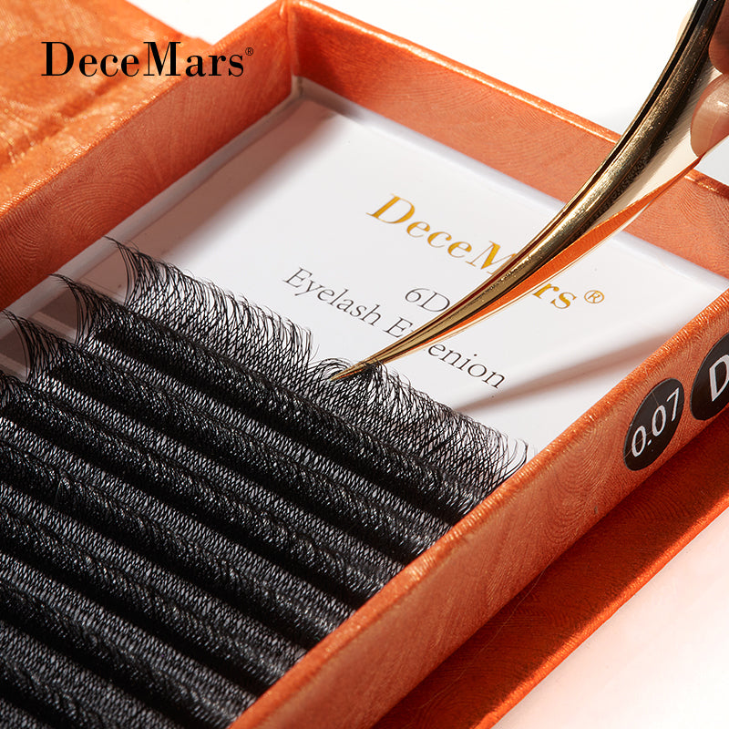 DeceMars 6D W shaped eyelash extension| |