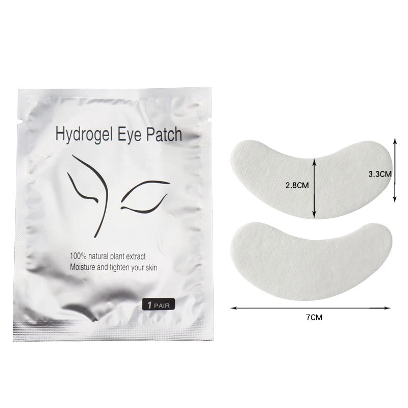 50/100/200 Pairs Eyelash Pad Gel Hydrogel Eye Patch Grafting Under Eye