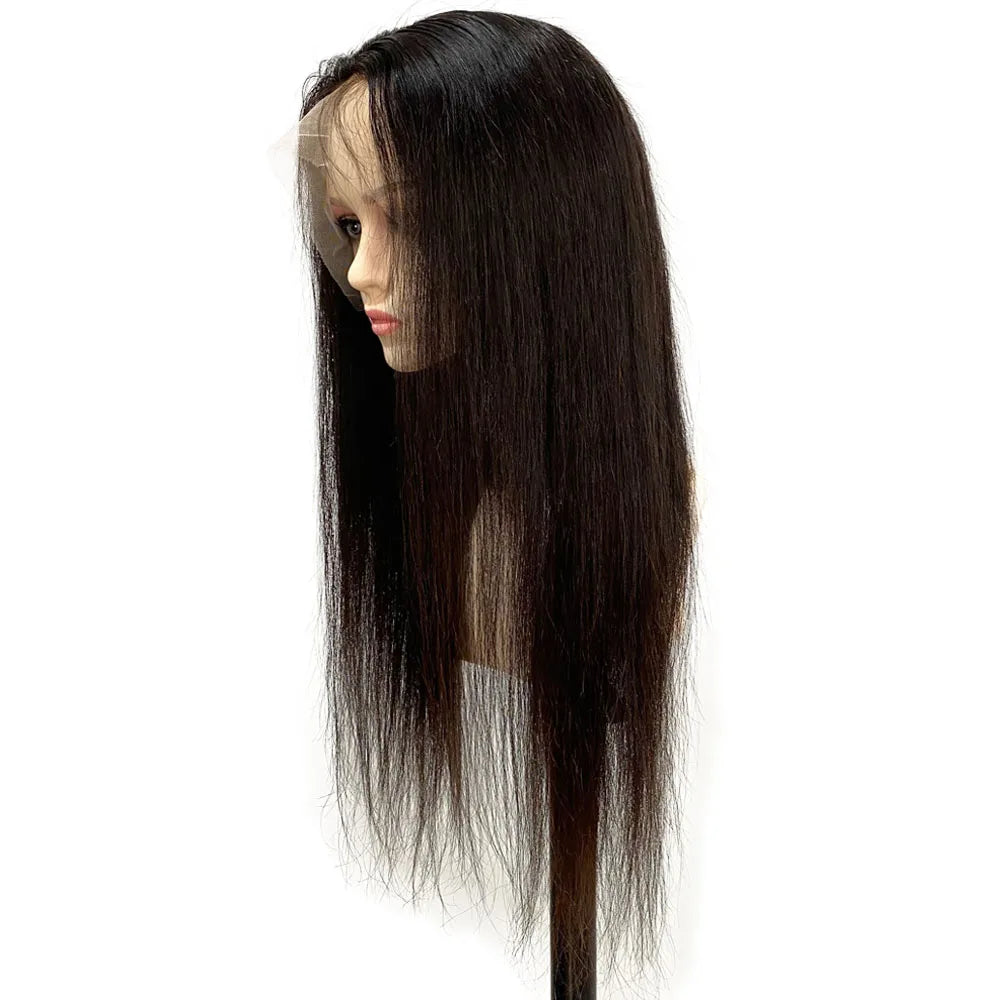 28" Soft Silk Base Full Lace Wig Human Hair 5”x4.5“ Silk Top Wig