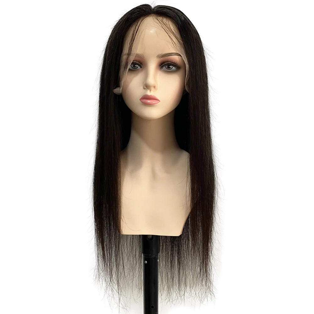 28" Soft Silk Base Full Lace Wig Human Hair 5”x4.5“ Silk Top Wig