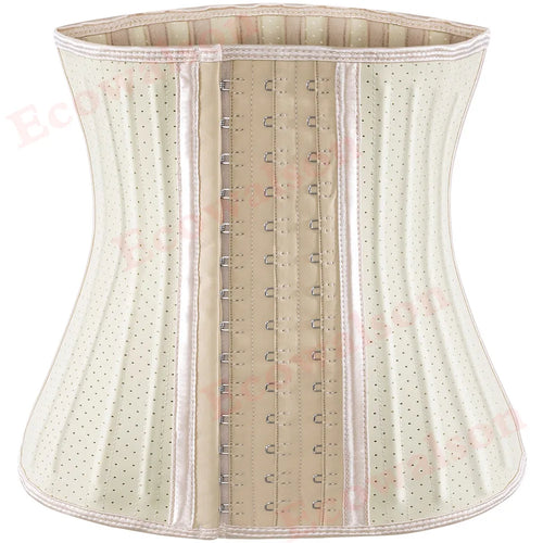 Mesh Waist Trainer Hourglass 25 Steel Bone Latex Waist Cincher 29cm