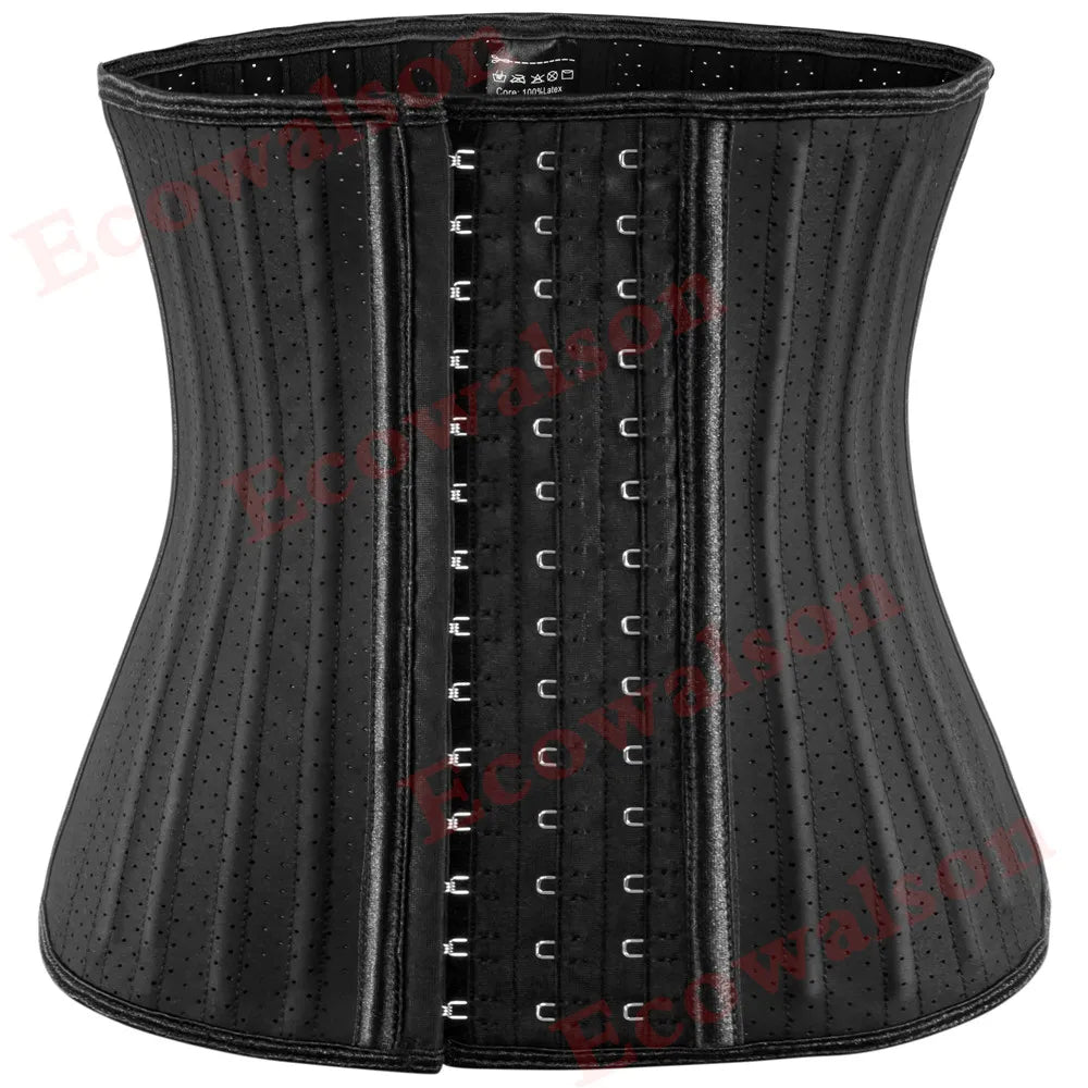 Mesh Waist Trainer Hourglass 25 Steel Bone Latex Waist Cincher 29cm