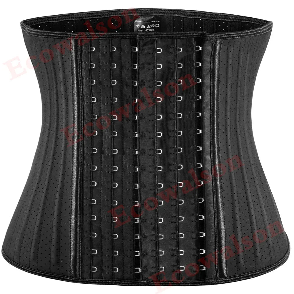 Mesh Waist Trainer Hourglass 25 Steel Bone Latex Waist Cincher 29cm