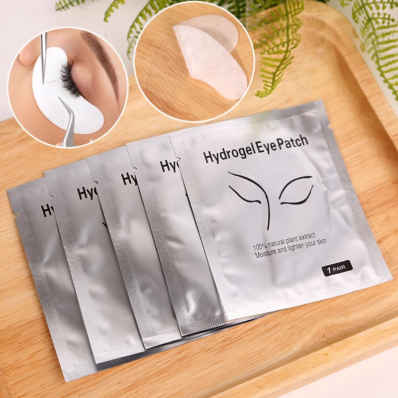 50/100/200 Pairs Eyelash Pad Gel Hydrogel Eye Patch Grafting Under Eye