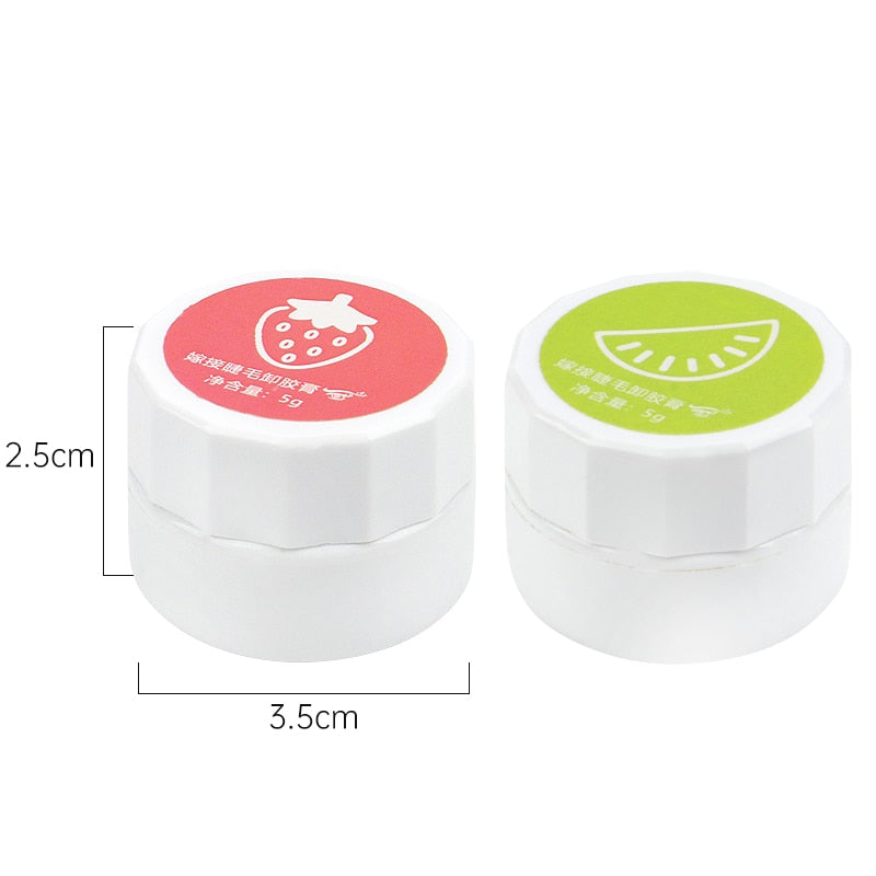 Professional Eyelash Glue Remover 5 g Fruit Flavour Remover Cream for