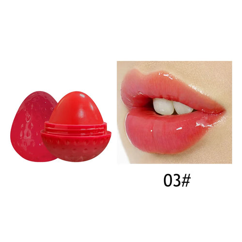 Pink Strawberry Moisturizing Lipstick Women's Cosmetics Makeup Anti