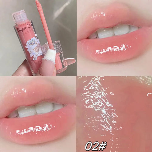 New FLORTTE Lip Gloss DuDu Lip Gloss Lip Glaze Moisturizing  Lip Glaze