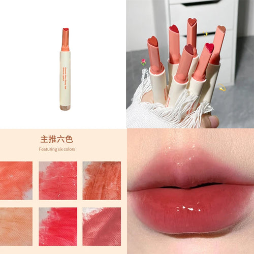 CAPPUVNI Clear Mirror Lipstick Pencil Waterproof Water Light Lip Glaze