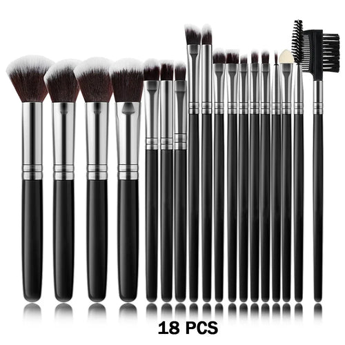 10-32PCS Makeup Brush Set Soft Fluffy Powder Foundation Contour Blush