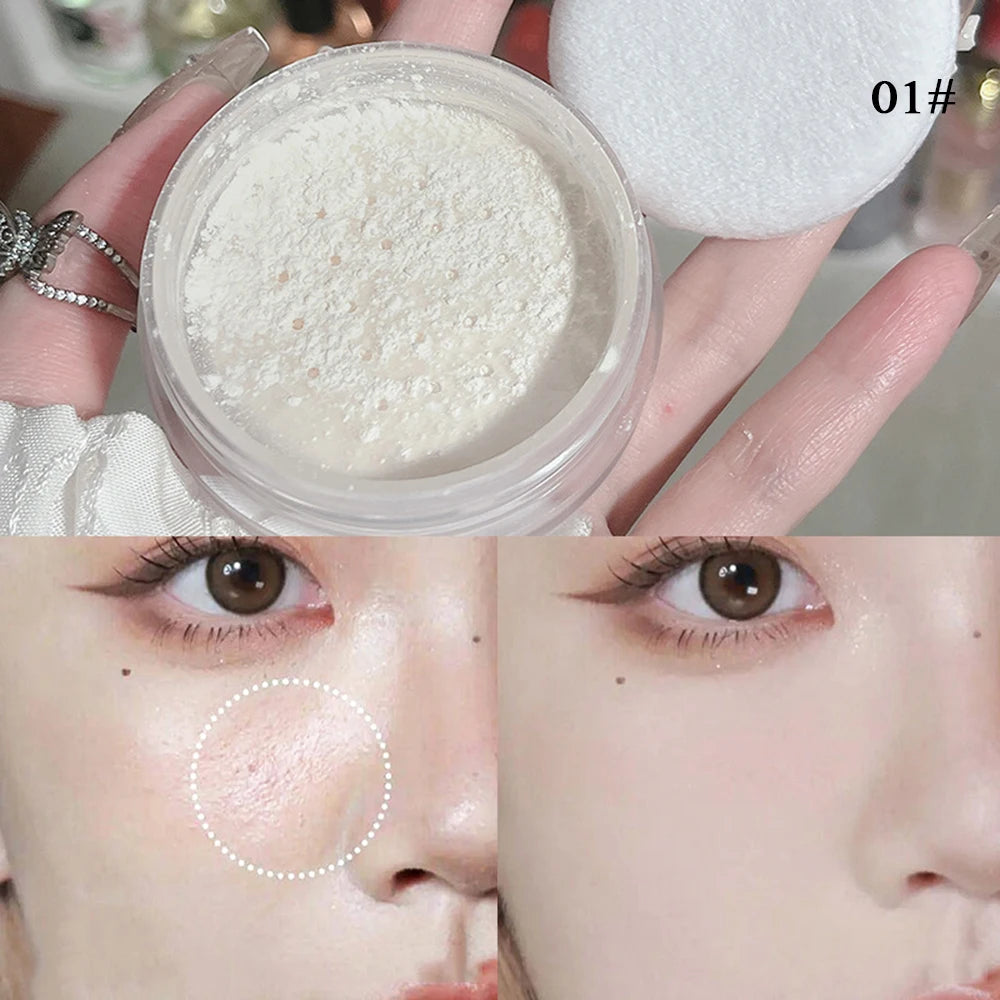 Oil Control Loose Powder Smooth Light Transparent Face Finishing