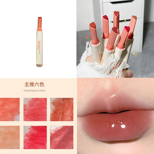 CAPPUVNI Clear Mirror Lipstick Pencil Waterproof Water Light Lip Glaze