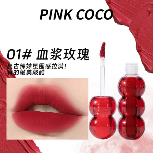 6Colors Matte Lipstick Mist Rose Long-Lasting Moisturising Nude