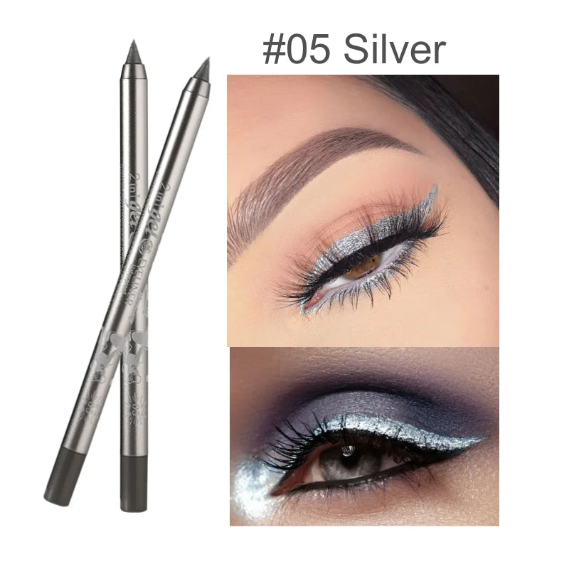 Waterproof Eyeliner Gel Pen Colourful Cosmetic Pigmented Make up