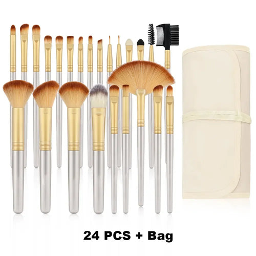 10-32PCS Makeup Brush Set Soft Fluffy Powder Foundation Contour Blush