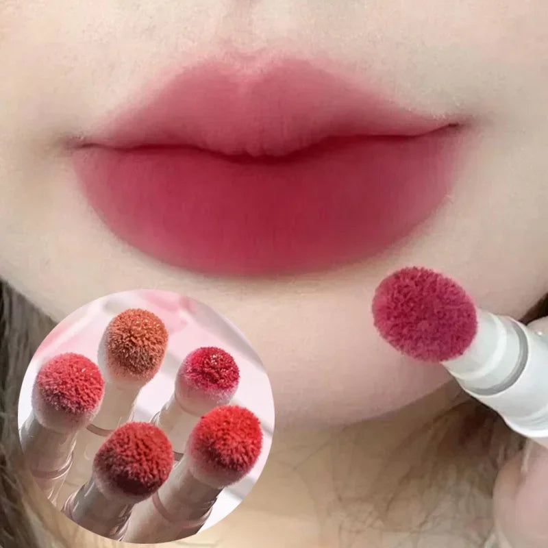 New Liquid Lipstick With Cushion Applicator Velvet Lip Gloss