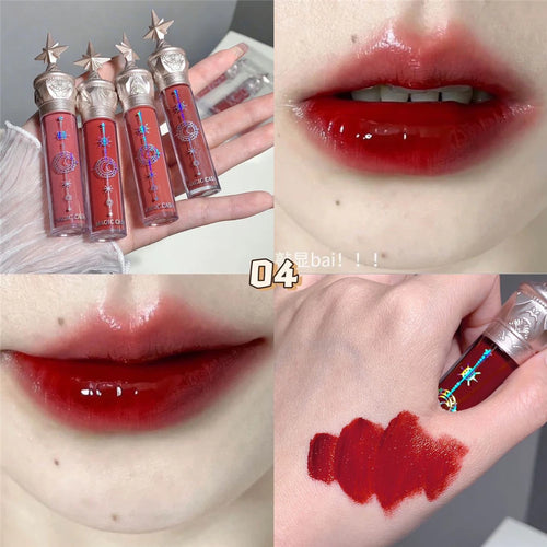 6 Colors Angel Girl Mirror Matte Liquid Lip Gloss Moisturizing Long