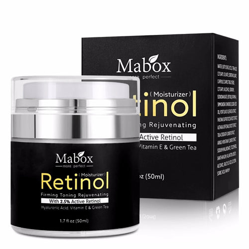 50ml Retinol 2.5% Moisturizer Face Cream Hyaluronic Acid Anti Aging