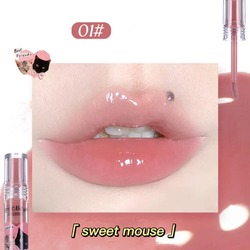 New FLORTTE Lip Gloss DuDu Lip Gloss Lip Glaze Moisturizing  Lip Glaze