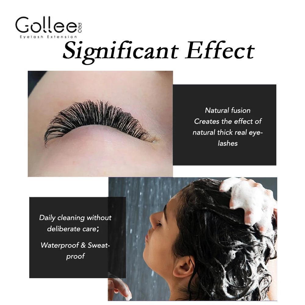 Gollee 0.5-1s Fast Adhesives for Eyelash Extensions No Odor Glue