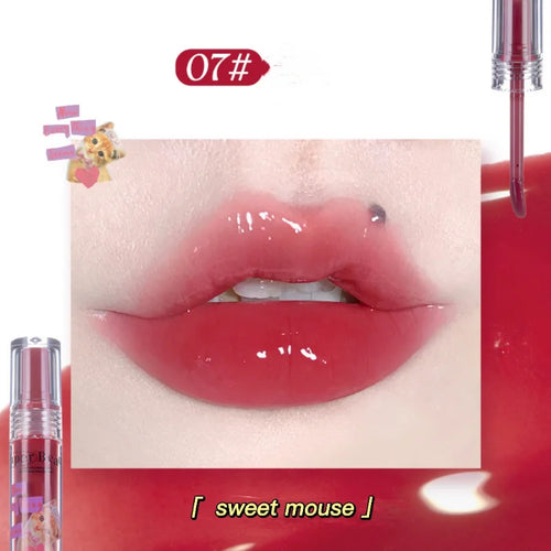 New FLORTTE Lip Gloss DuDu Lip Gloss Lip Glaze Moisturizing  Lip Glaze