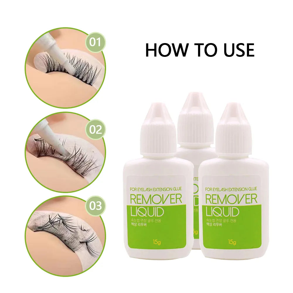 5/20/50/100pcs Liquid Remover for Eyelash Extensions Glue Original