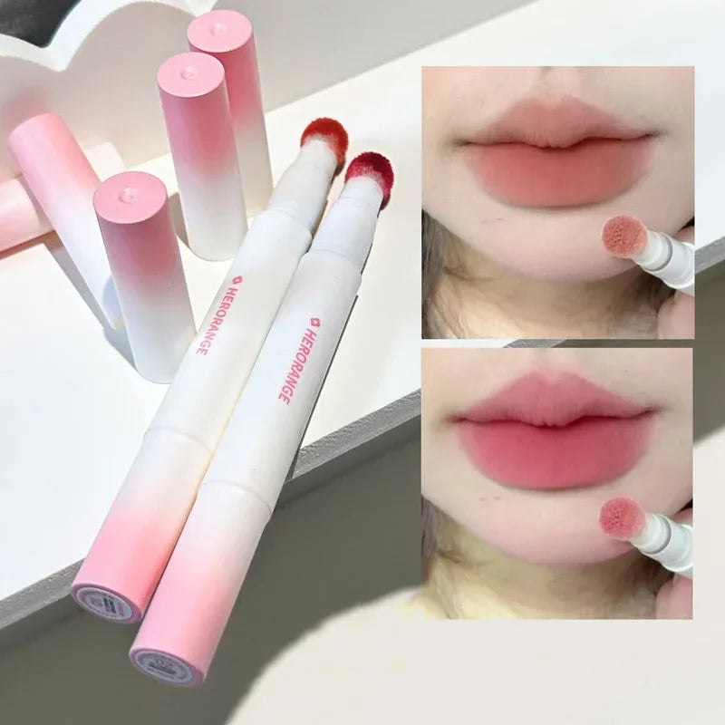 New Liquid Lipstick With Cushion Applicator Velvet Lip Gloss