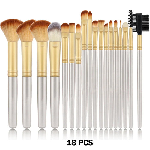 10-32PCS Makeup Brush Set Soft Fluffy Powder Foundation Contour Blush