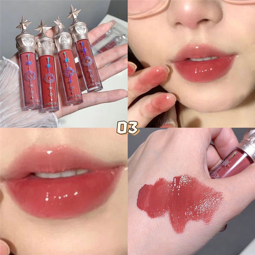 6 Colors Angel Girl Mirror Matte Liquid Lip Gloss Moisturizing Long