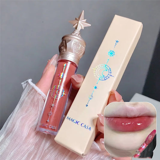 6 Colors Angel Girl Mirror Matte Liquid Lip Gloss Moisturizing Long