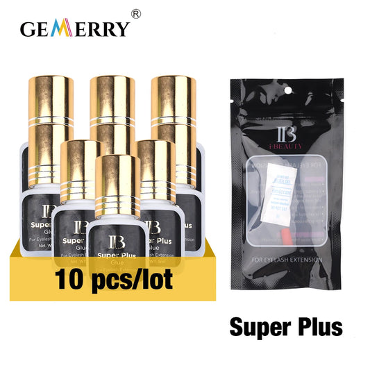 10 Bottles Original IB Super Plus Glue I-Beauty 5ml 1-2s Fast Drying