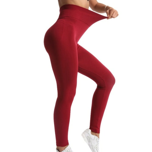 VISNXGI Sexy Women Leggings Push Up Fitness Slim High Waist Seamless